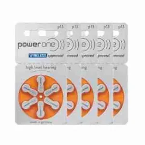Power One P13 Hearing Aid Battery – 5 Strips Total 30 Batteries