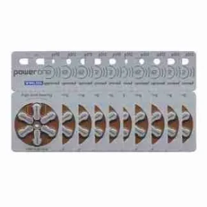 Power One P312 Hearing Aid Battery – 10 Strips Total 60 Batteries