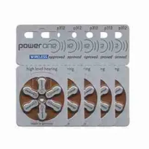Power One P312 Hearing Aid Battery – 5 Strips Total 30 Batteries
