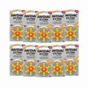 Royovac Size-13 Hearing Aid Battery – 10 Strips Total 60 Batteries