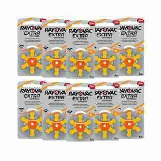 Royovac Size-13 Hearing Aid Battery – 10 Strips Total 60 Batteries