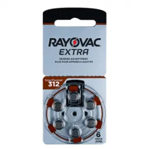 Royovac Size-312 Hearing Aid Battery – 6 Pieces Pack