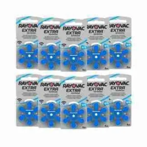 Royovac Size-675 Hearing Aid Battery – 10 Strips Total 60 Batteries