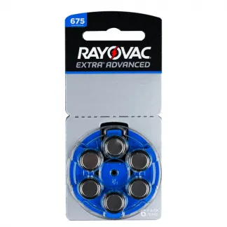 Royovac Size-675 Hearing Aid Battery – 6 Pieces Pack