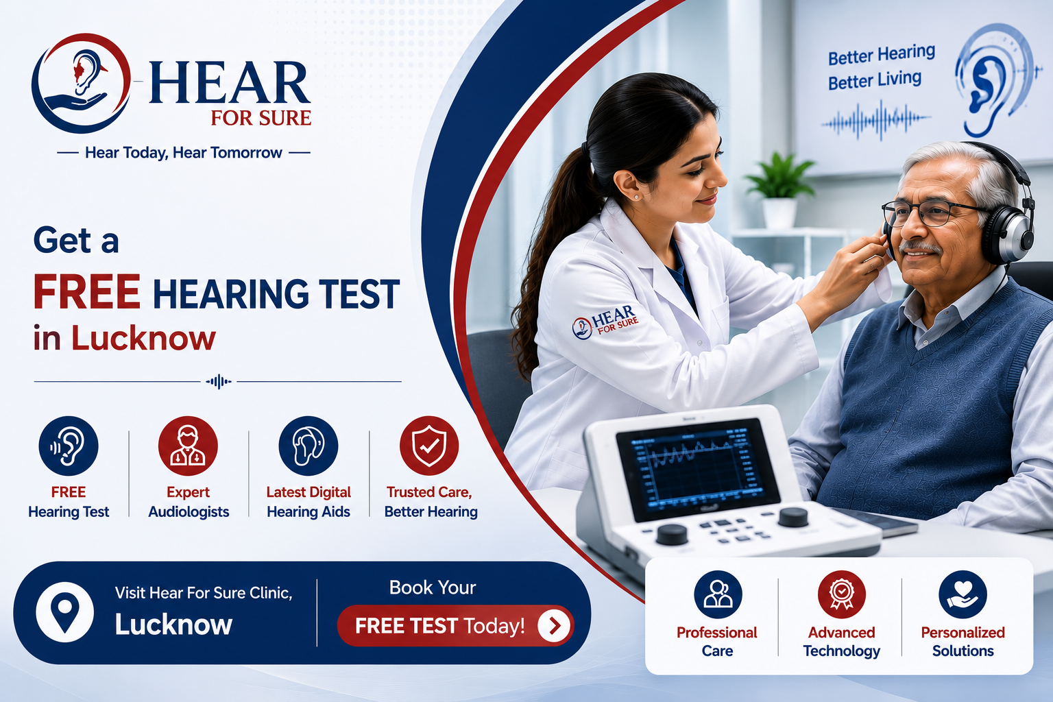 Where to Get a Free Hearing Test in Lucknow