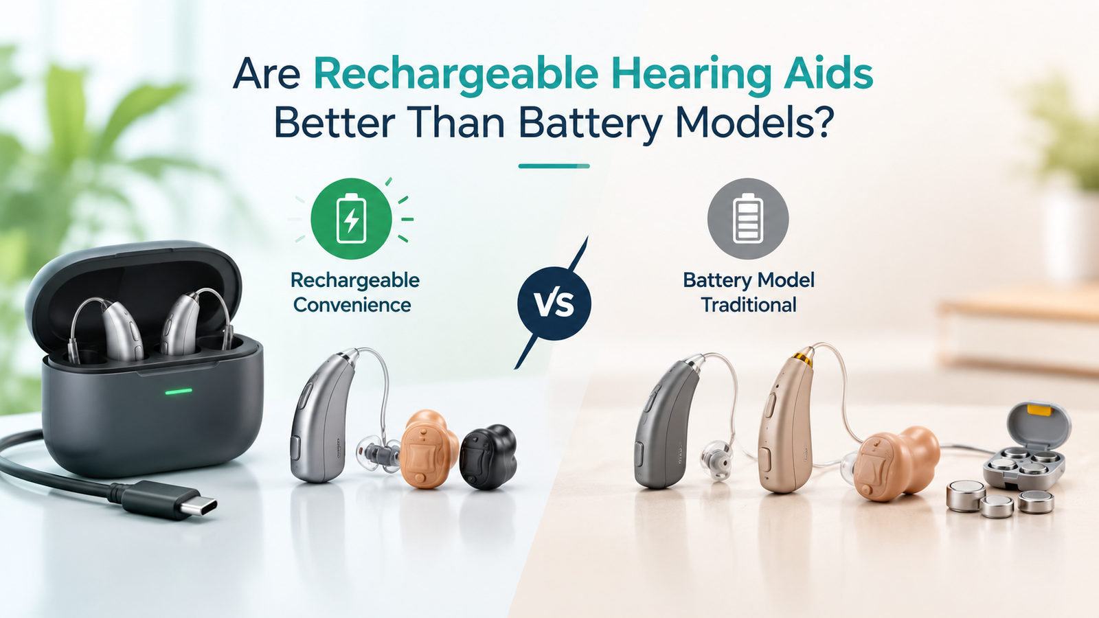 Are Rechargeable Hearing Aids Better Than Battery Models